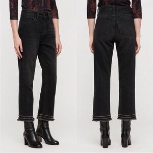 AllSaints Ava stud hem jeans size 29